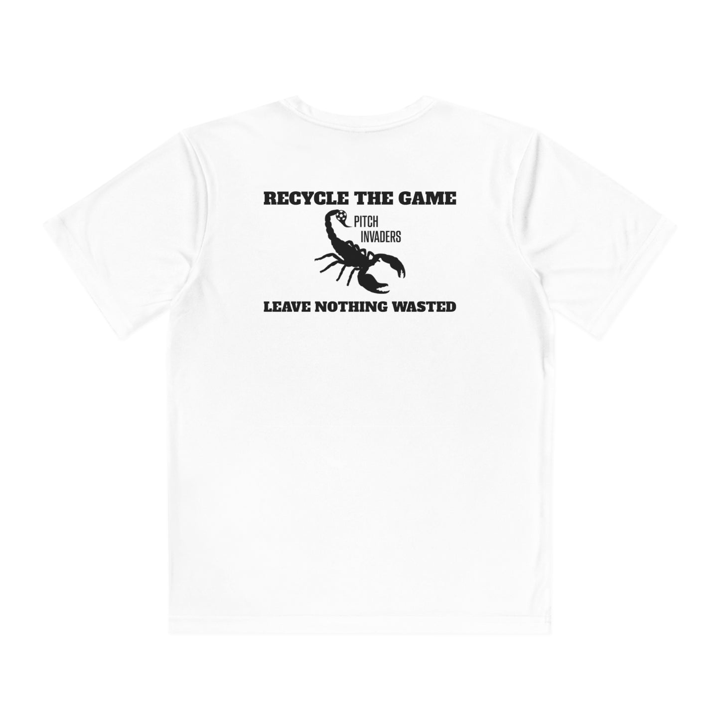 RECYCLE THE GAME LEAVE NOTHING WASTED Youth Athletic T-Shirt (Unisex)