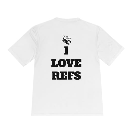 I LOVE REFS Athletic T-Shirt (Unisex)