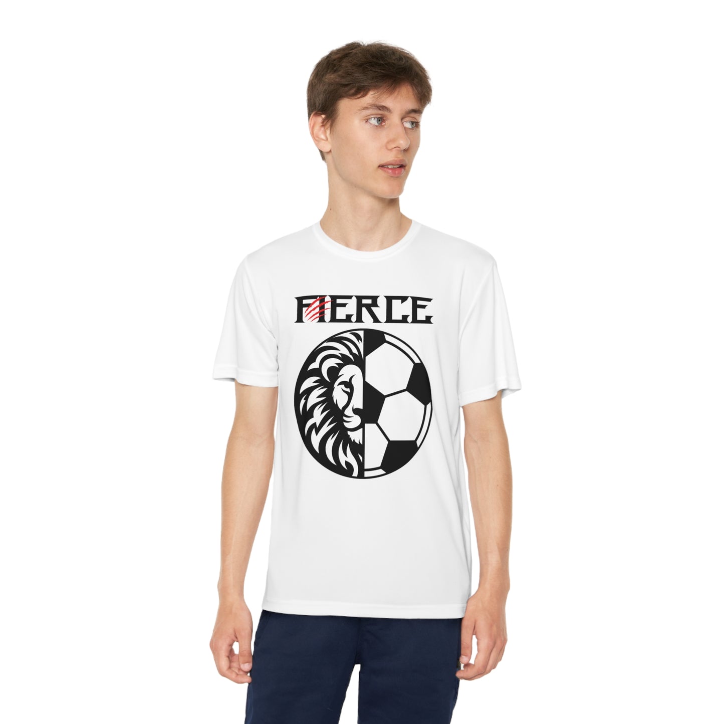 LION BALL Youth Athletic T-Shirt (Unisex)