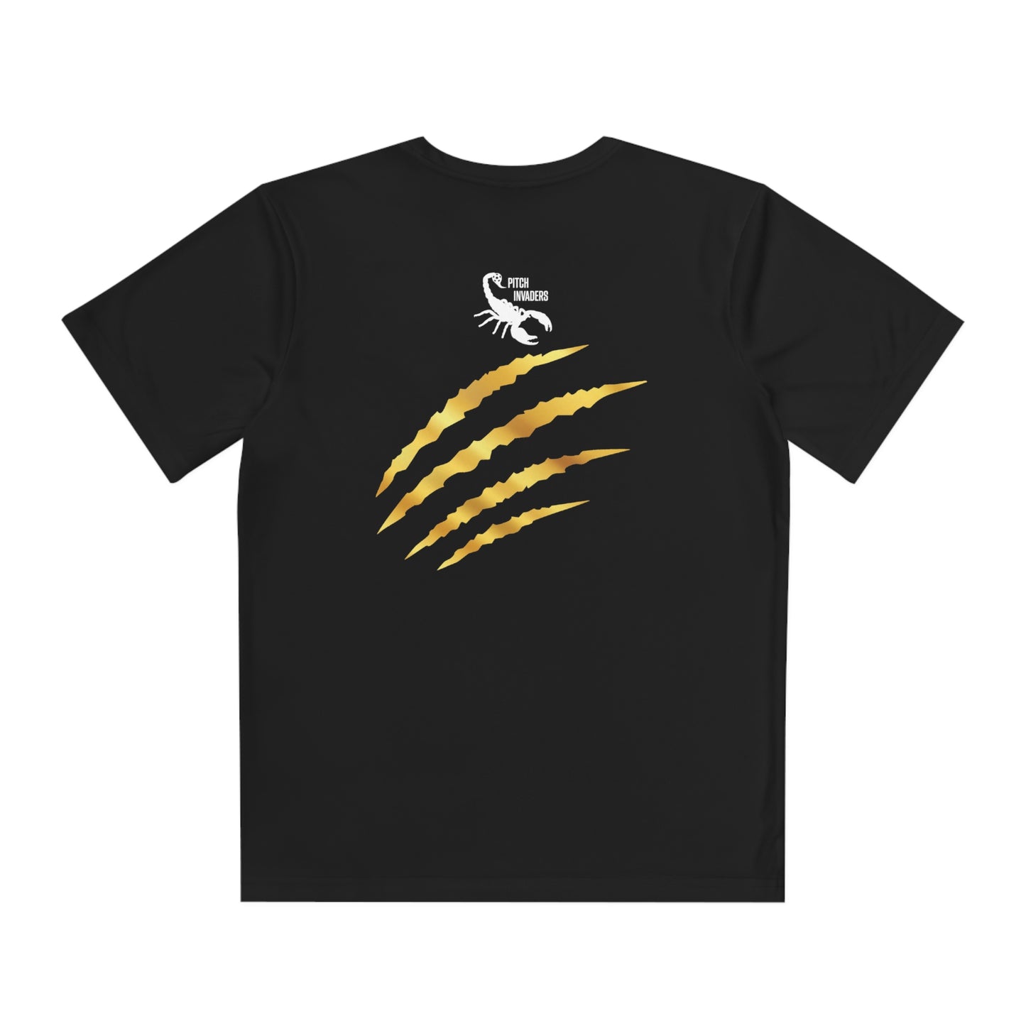 FIERCE GOLD LION Youth Athletic T-Shirt (Unisex)