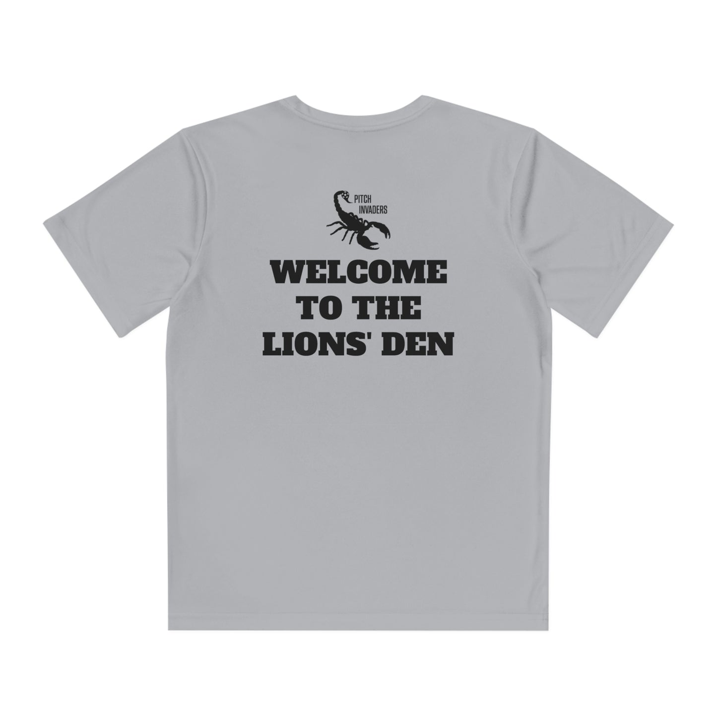WELCOME TO THE LIONS' DEN Youth Athletic T-Shirt (Unisex)