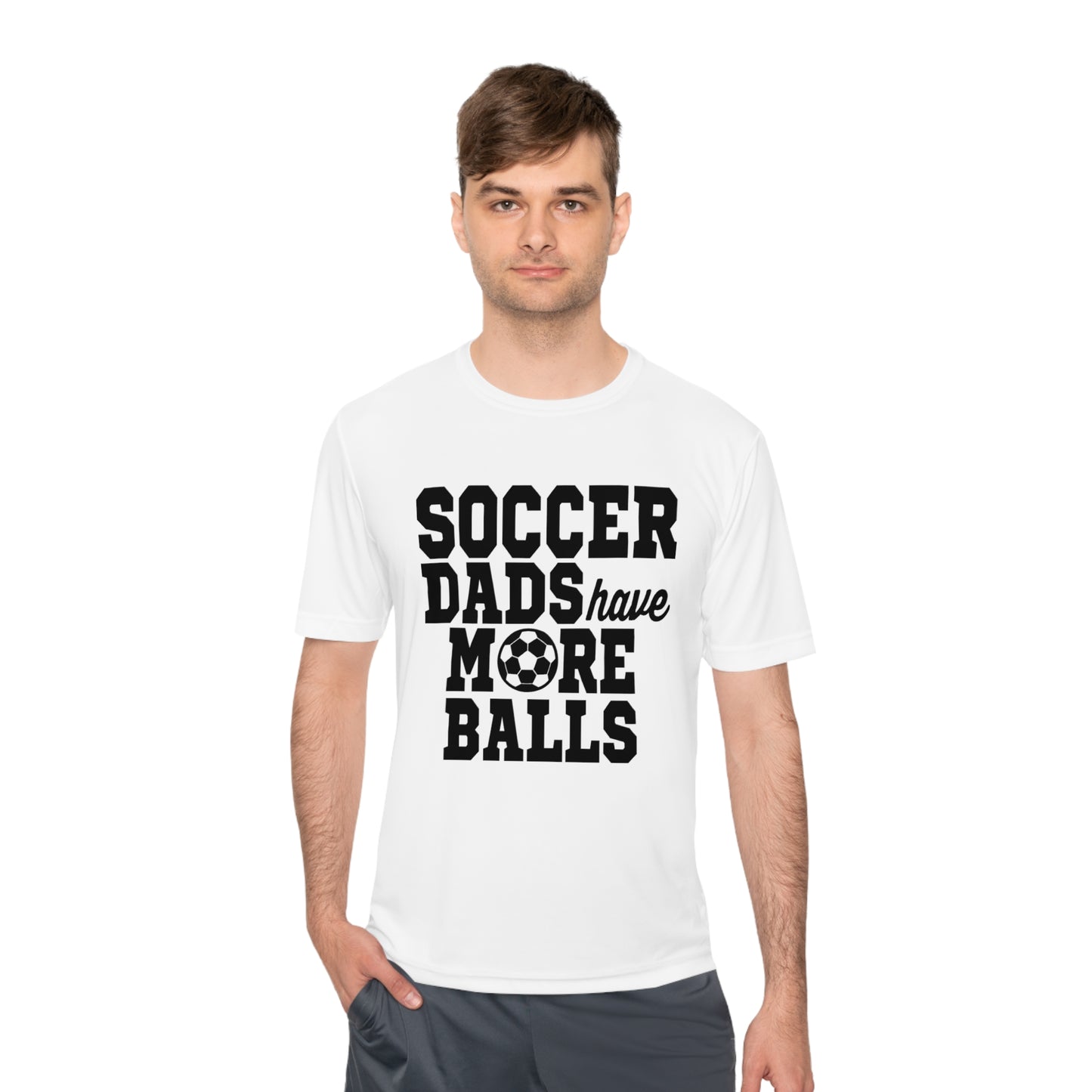 SOCCER DADS HAVE MORE BALLS Athletic T-Shirt (Unisex)