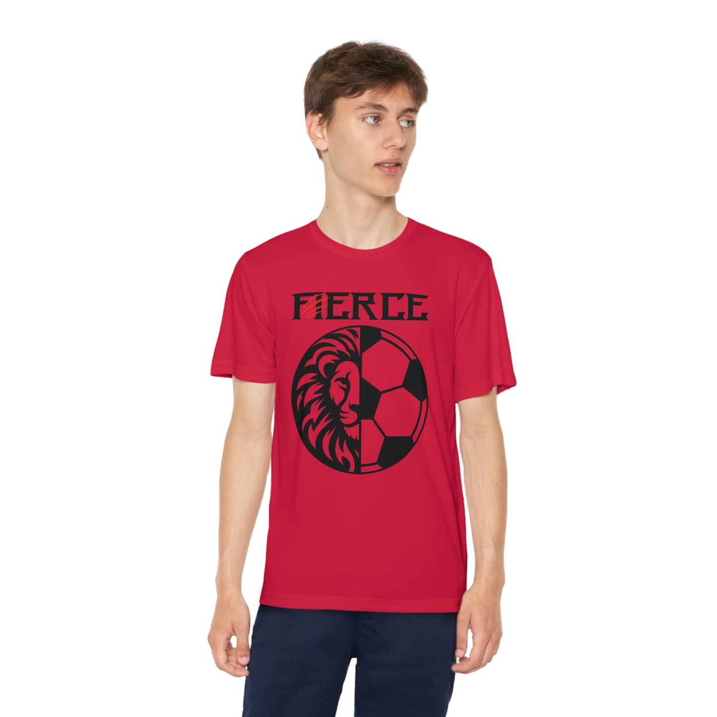 LION BALL Youth Athletic T-Shirt (Unisex)