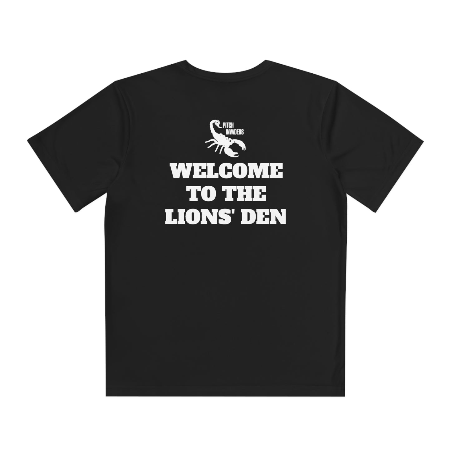 WELCOME TO THE LIONS' DEN Youth Athletic T-Shirt (Unisex)