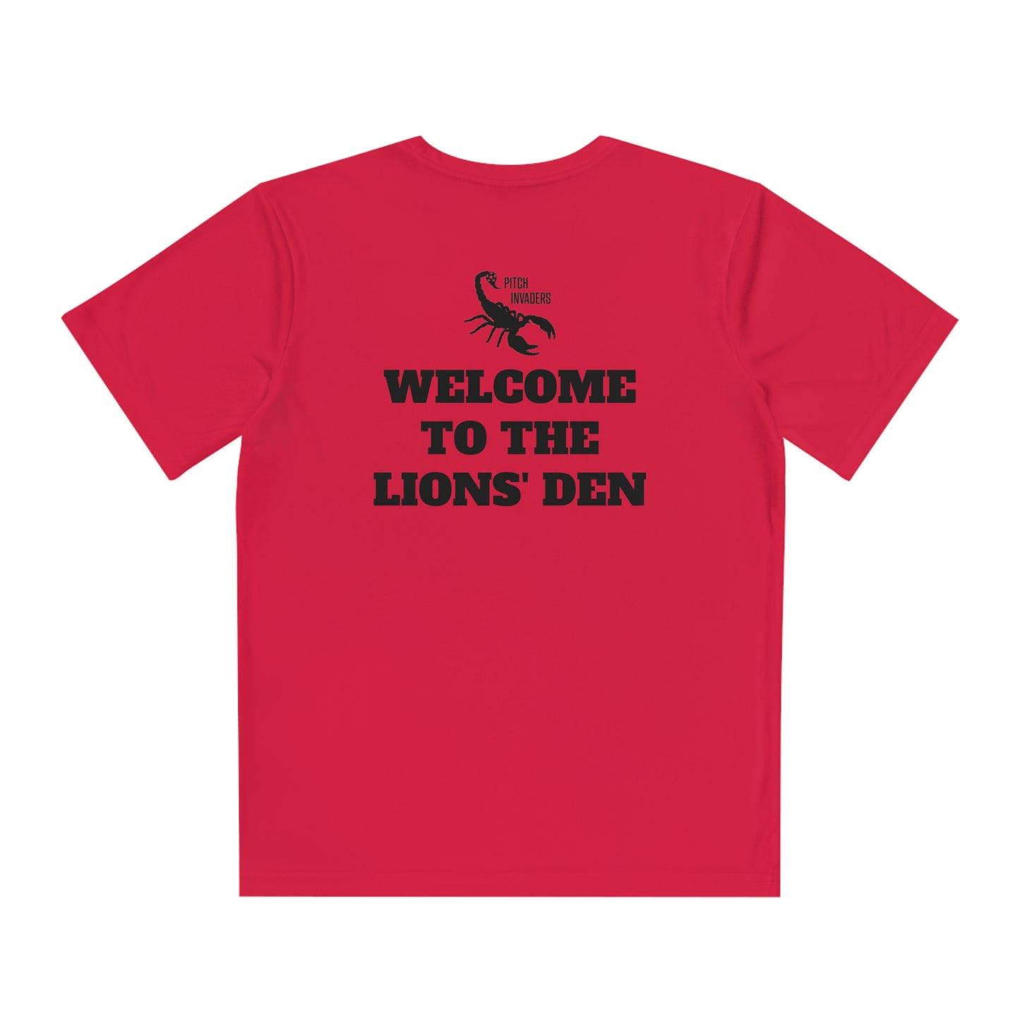WELCOME TO THE LIONS' DEN Youth Athletic T-Shirt (Unisex)