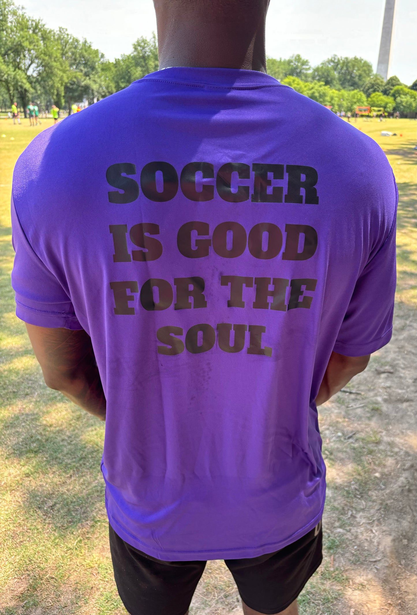 SOCCER IS GOOD FOR THE SOUL Athletic T-Shirt (Unisex)