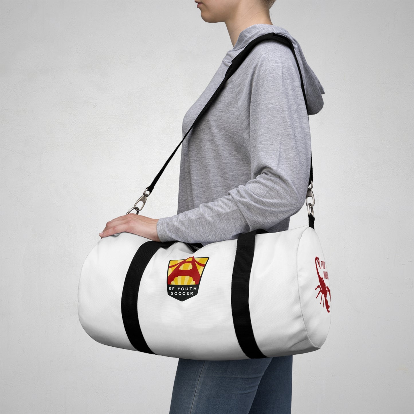SFYS White Duffel Bag