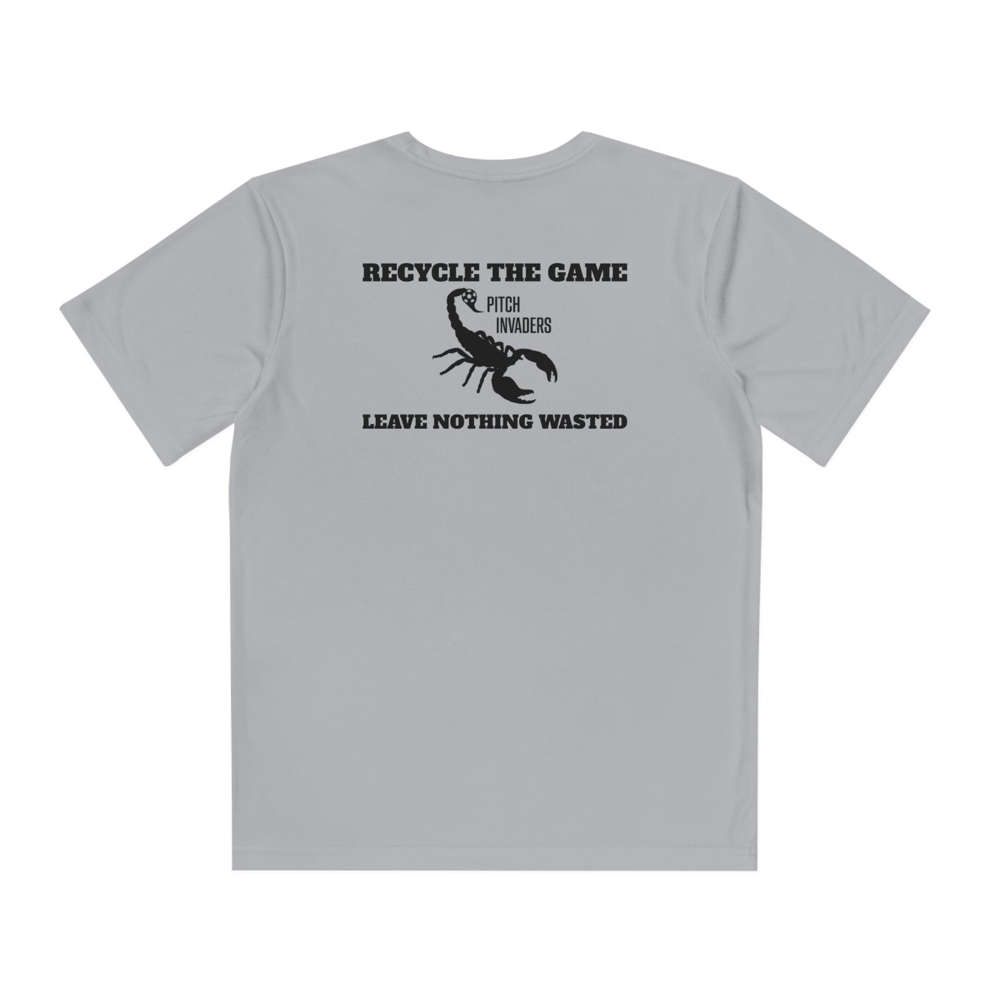 RECYCLE THE GAME LEAVE NOTHING WASTED Youth Athletic T-Shirt (Unisex)