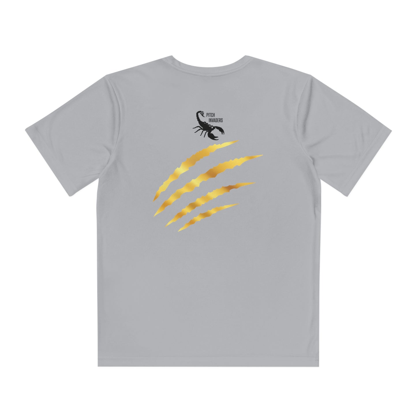 FIERCE GOLD LION Youth Athletic T-Shirt (Unisex)