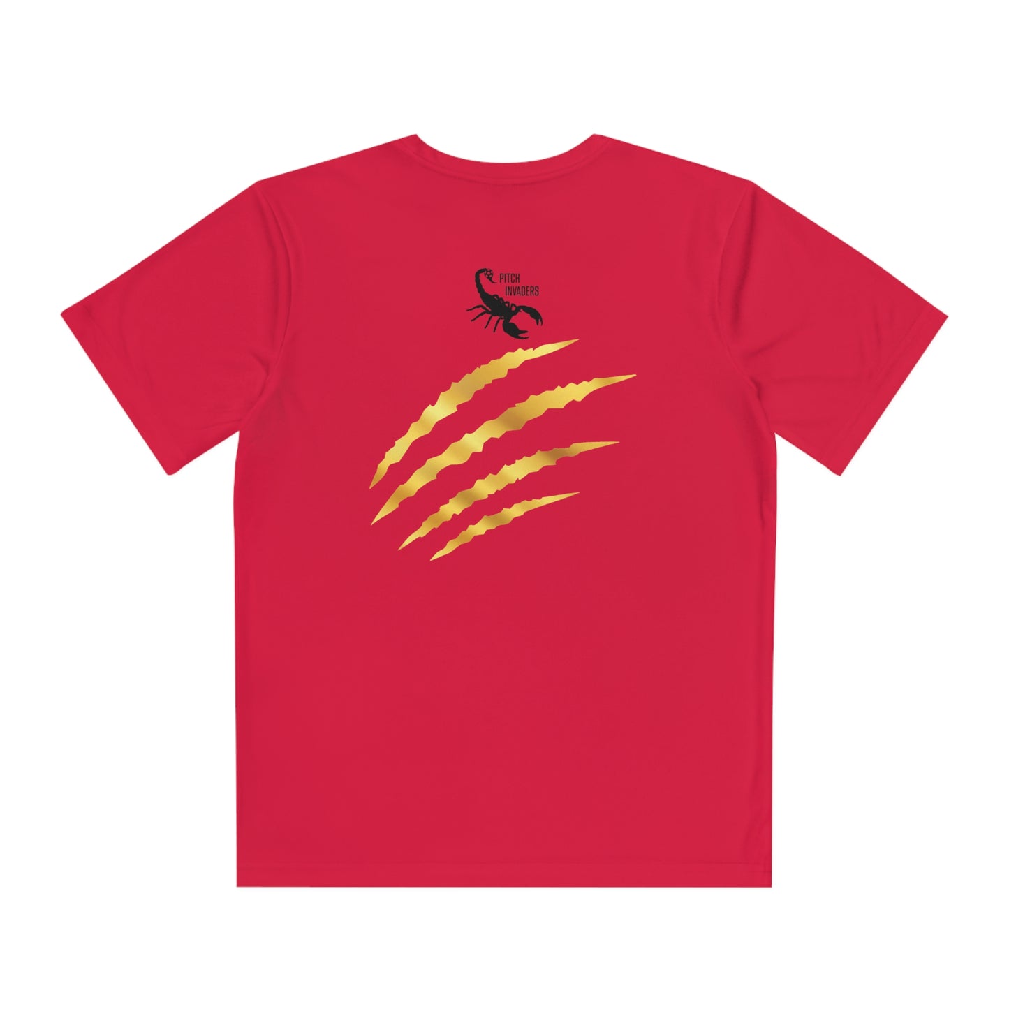 FIERCE GOLD LION Youth Athletic T-Shirt (Unisex)