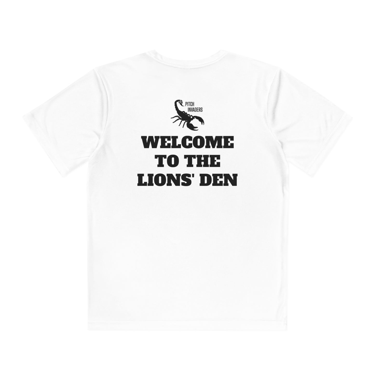 WELCOME TO THE LIONS' DEN Youth Athletic T-Shirt (Unisex)