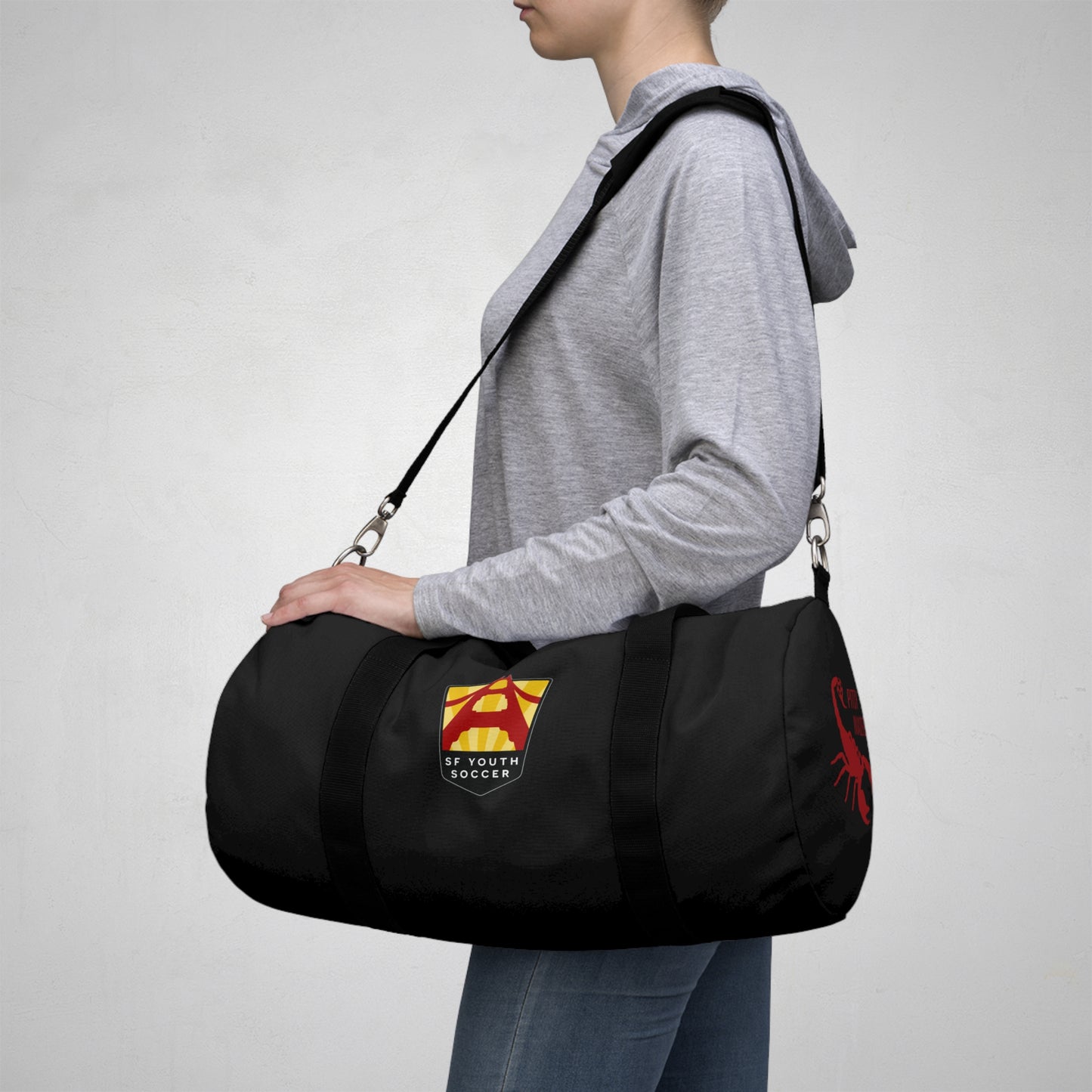 SFYS Black Duffel Bag