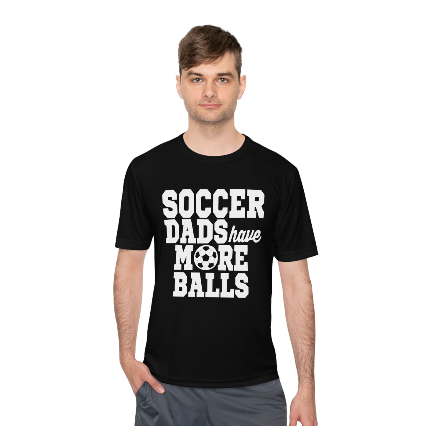 SOCCER DADS HAVE MORE BALLS Athletic T-Shirt (Unisex)