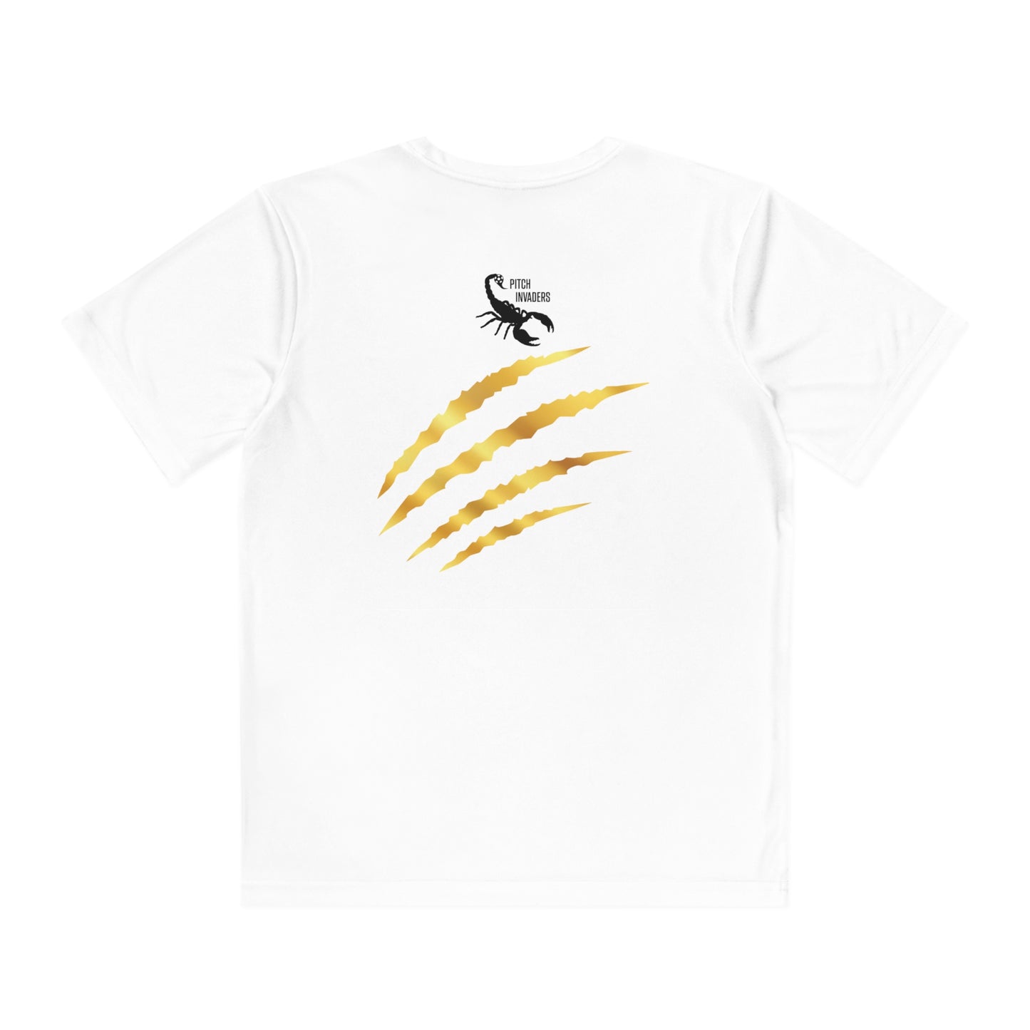 FIERCE GOLD LION Youth Athletic T-Shirt (Unisex)
