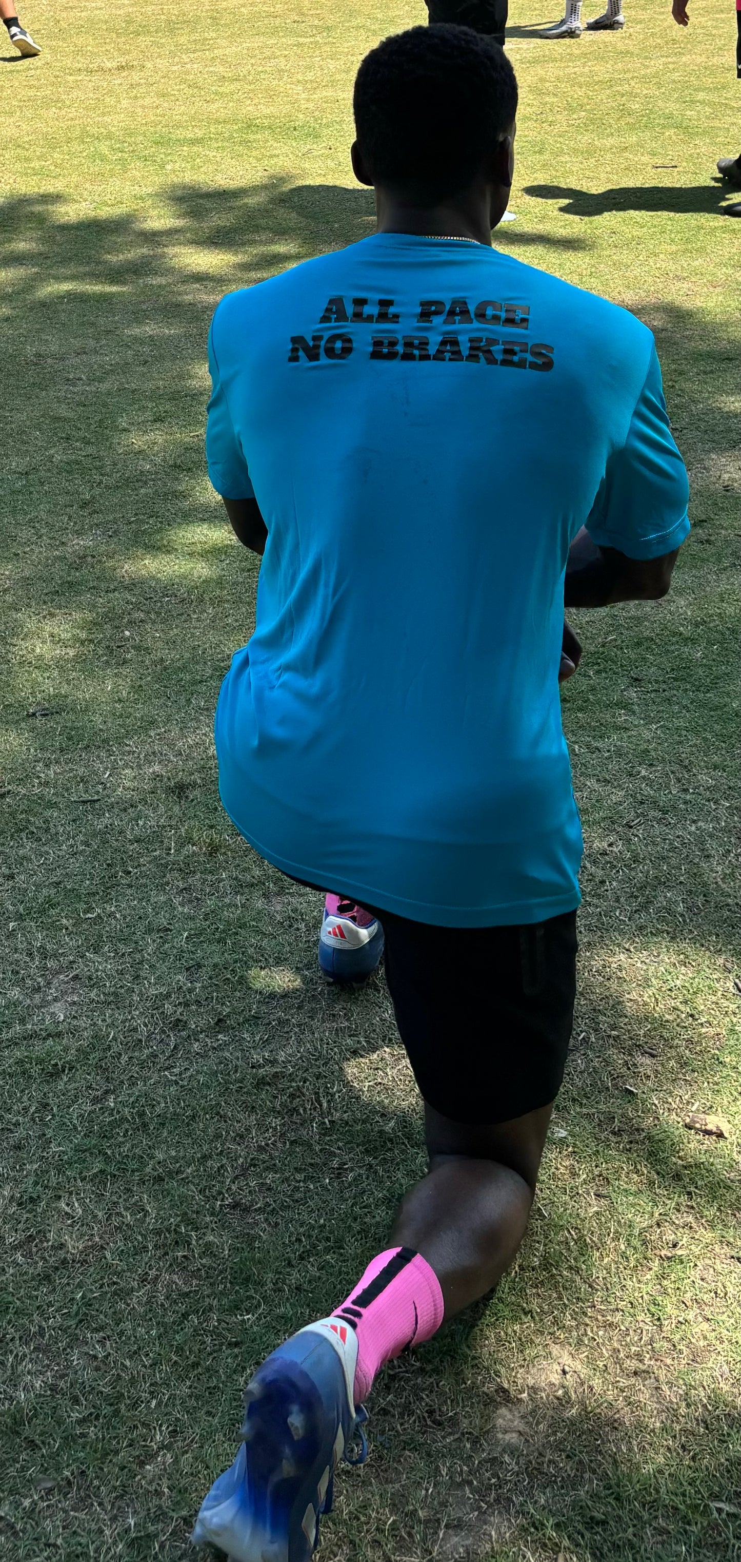 ALL PACE NO BRAKES Athletic T-Shirt (Unisex)