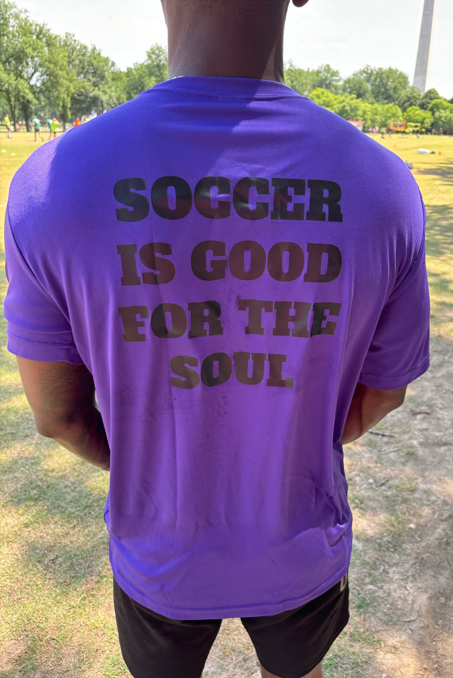 SOCCER IS GOOD FOR THE SOUL Athletic T-Shirt (Unisex)