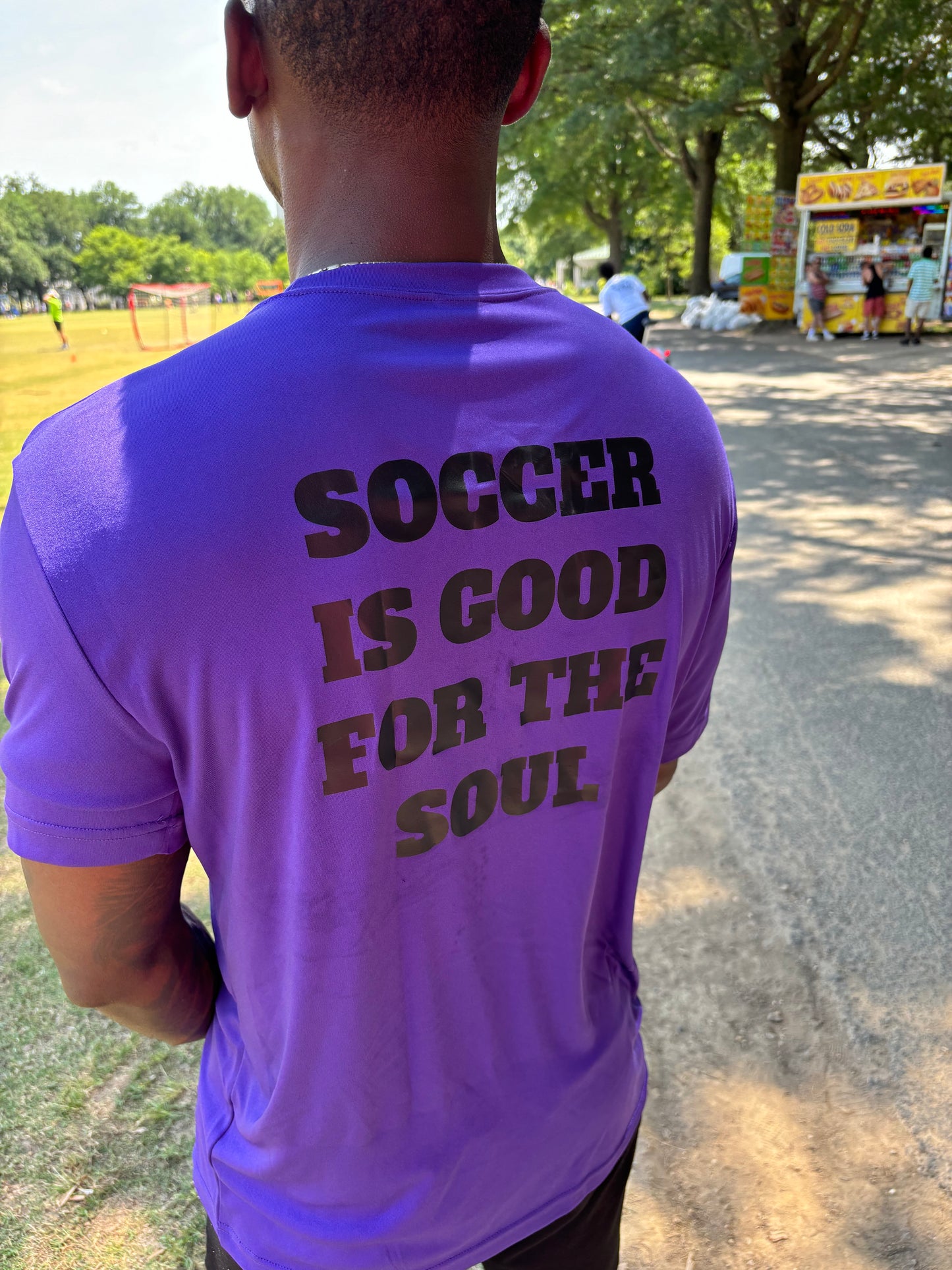 SOCCER IS GOOD FOR THE SOUL Athletic T-Shirt (Unisex)