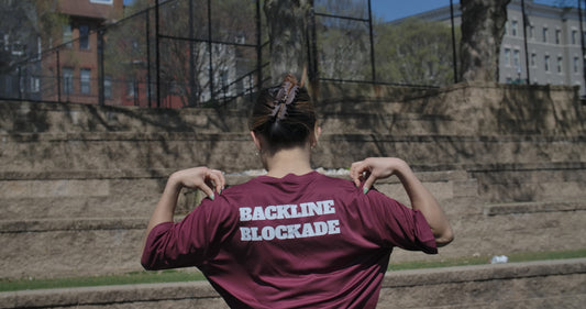 BACKLINE BLOCKADE Athletic T-Shirt (Unisex)