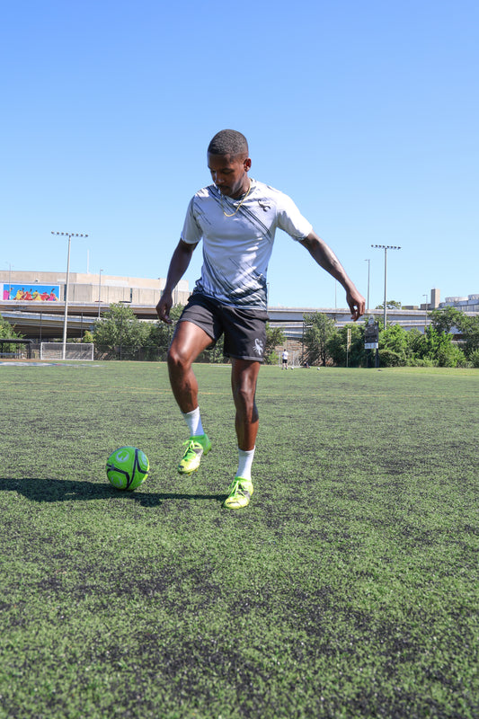 Pitch Invaders World Class Grey and White Jersey (Unisex)