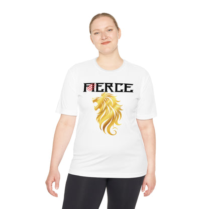 FIERCE GOLD LION Athletic T-Shirt (Unisex)