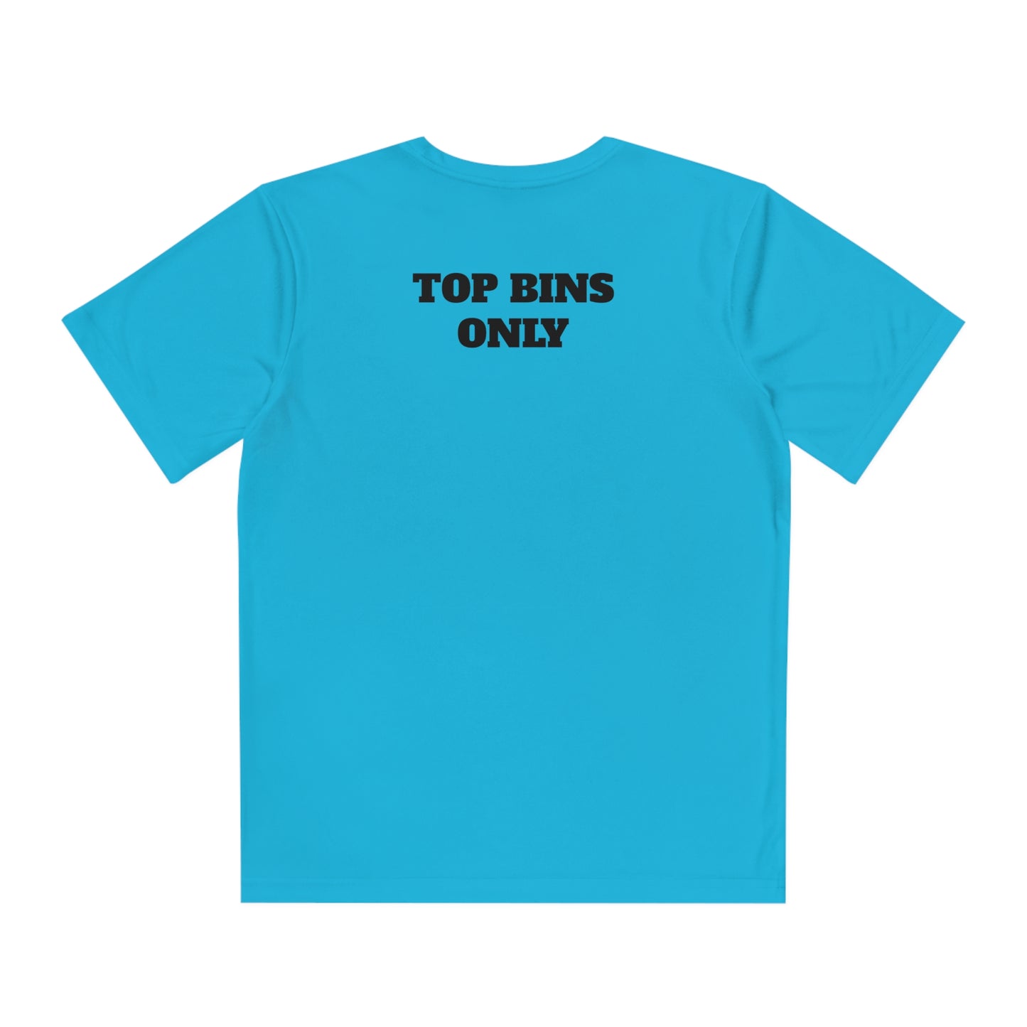 TOP BINS ONLY Youth Athletic T-Shirt (Unisex)