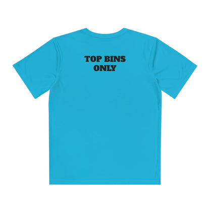 TOP BINS ONLY Youth Athletic T-Shirt (Unisex)