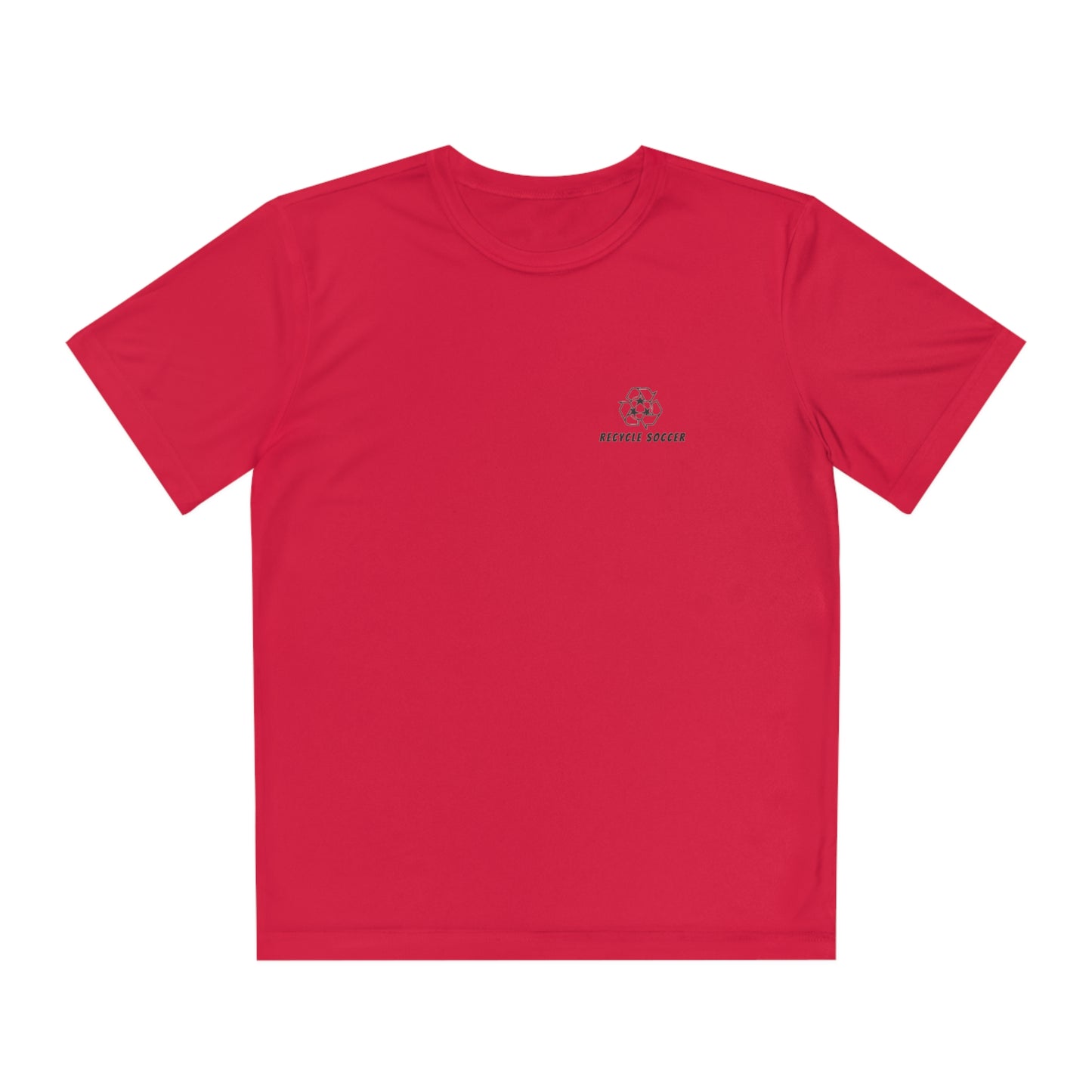 Recycle Soccer Youth Athletic T-Shirt (Unisex)