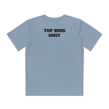 TOP BINS ONLY Youth Athletic T-Shirt (Unisex)