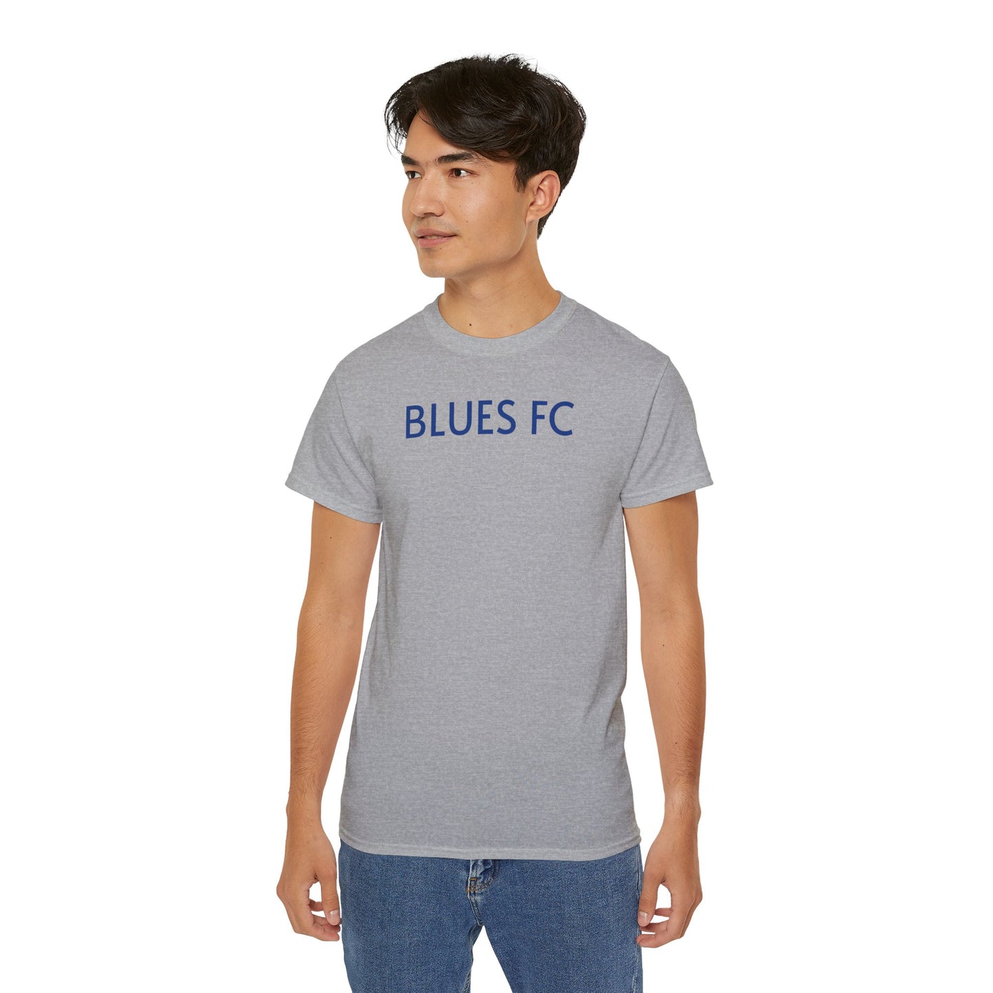Blues FC Back Logo Casual T-Shirt (Unisex)