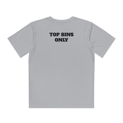 TOP BINS ONLY Youth Athletic T-Shirt (Unisex)