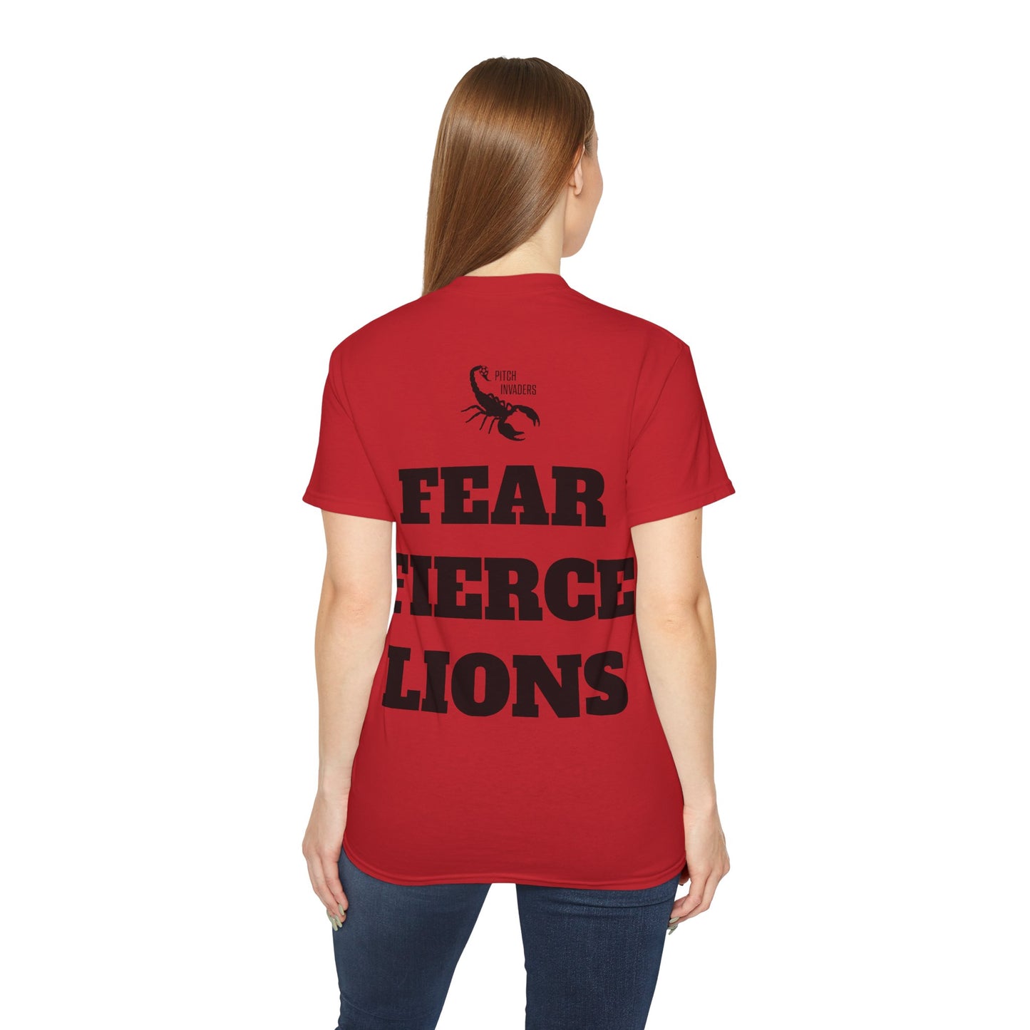 FEAR FIERCE LIONS Casual T-Shirt (Unisex)