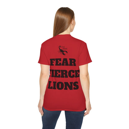 FEAR FIERCE LIONS Casual T-Shirt (Unisex)