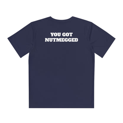 YOU GOT NUTMEGGED Youth Athletic T-Shirt (Unisex)