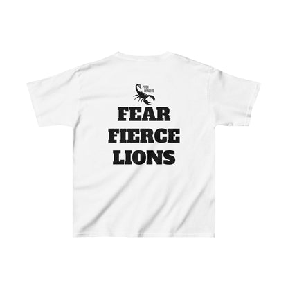 FEAR FIERCE LIONS Casual Youth T-Shirt (Unisex)