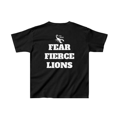 FEAR FIERCE LIONS Casual Youth T-Shirt (Unisex)