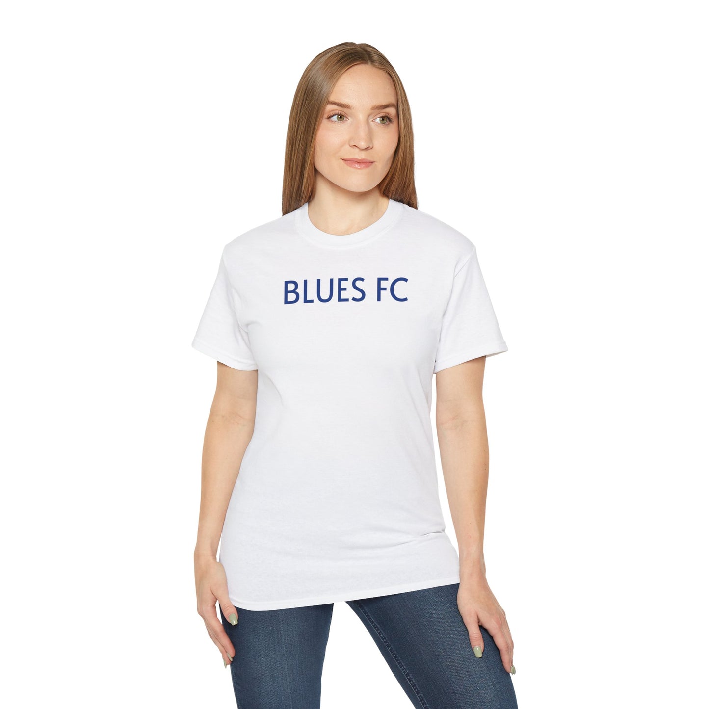 Blues FC Back Logo Casual T-Shirt (Unisex)