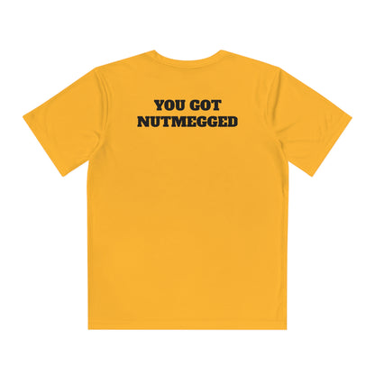 YOU GOT NUTMEGGED Youth Athletic T-Shirt (Unisex)