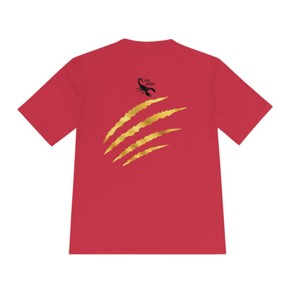 FIERCE GOLD LION Athletic T-Shirt (Unisex)