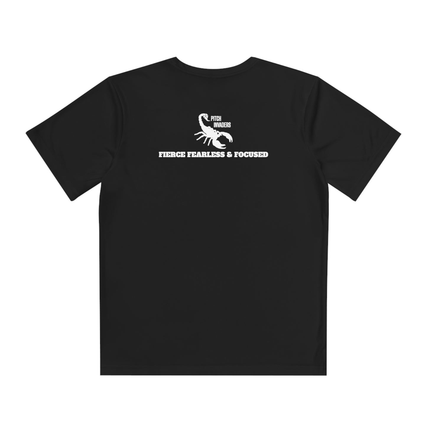 FIERCE FEARLESS & FOCUSED Youth Athletic T-Shirt (Unisex)