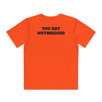 YOU GOT NUTMEGGED Youth Athletic T-Shirt (Unisex)