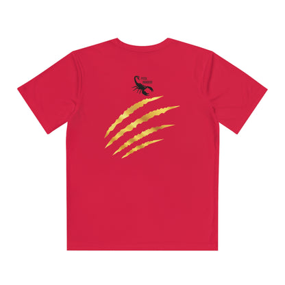 FIERCE GOLD LION Youth Athletic T-Shirt (Unisex)