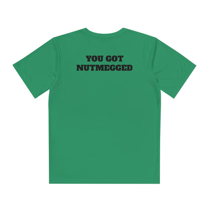 YOU GOT NUTMEGGED Youth Athletic T-Shirt (Unisex)