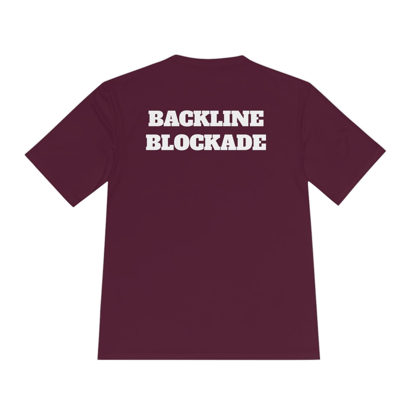 BACKLINE BLOCKADE Athletic T-Shirt (Unisex)