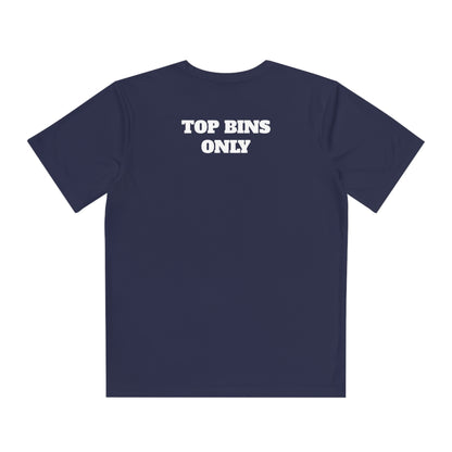 TOP BINS ONLY Youth Athletic T-Shirt (Unisex)