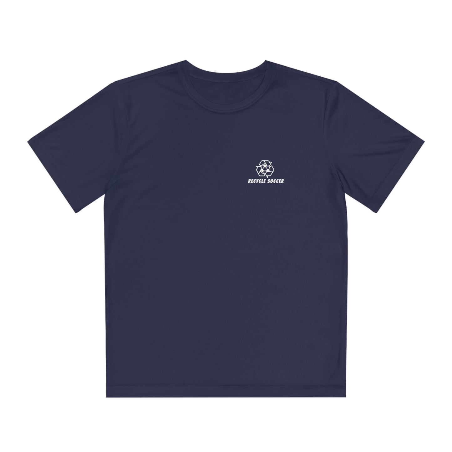 Recycle Soccer Youth Athletic T-Shirt (Unisex)