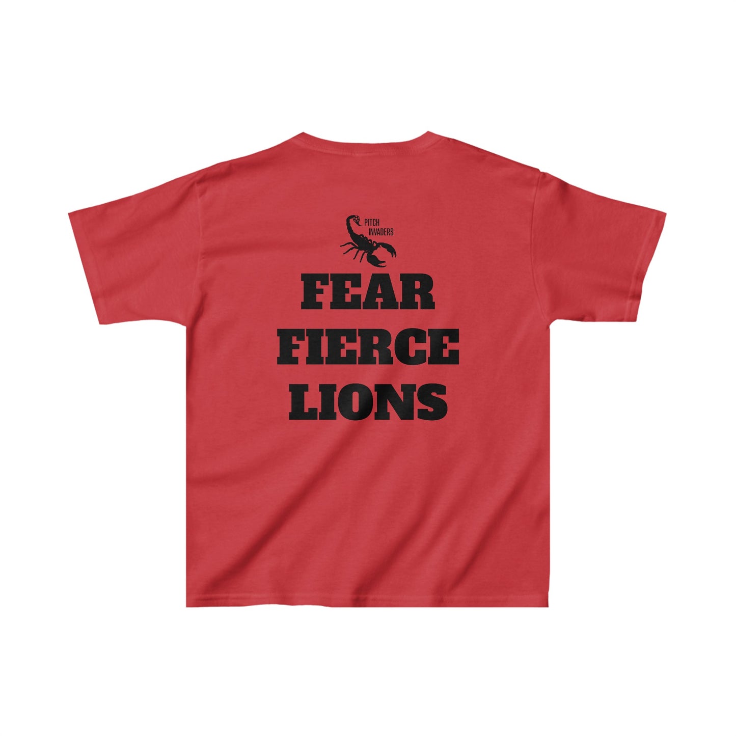FEAR FIERCE LIONS Casual Youth T-Shirt (Unisex)