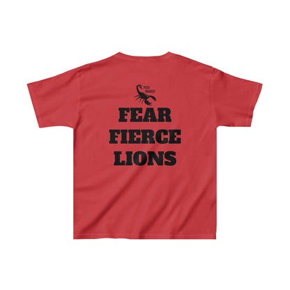 FEAR FIERCE LIONS Casual Youth T-Shirt (Unisex)