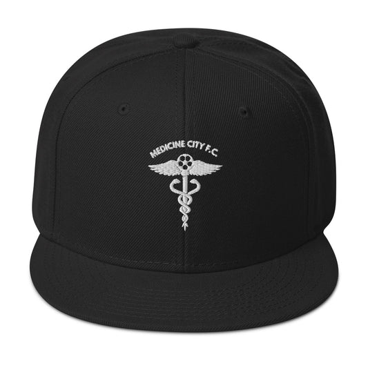 Medicine City Black Snapback Hat