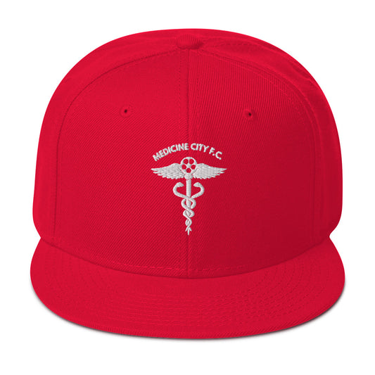 Medicine City Red Snapback Hat