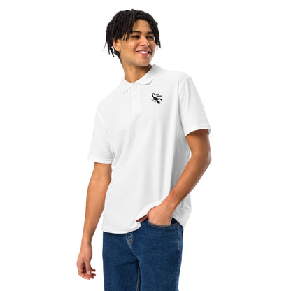 White or Grey Casual Polo Shirt (Unisex)